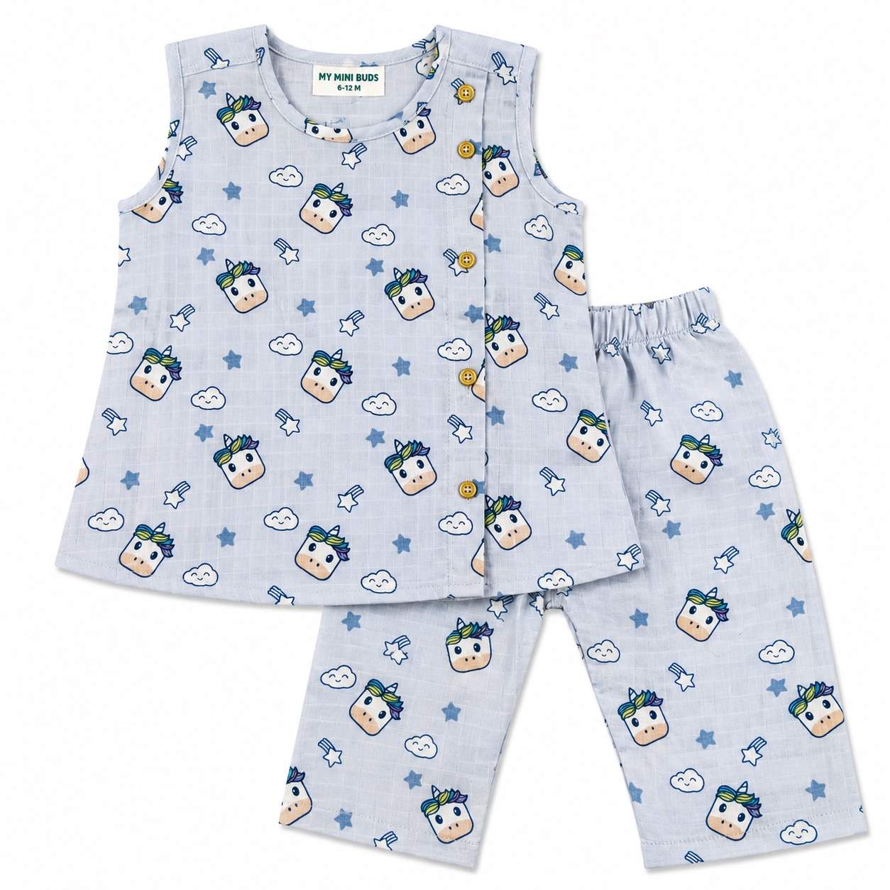 Unicorn -Co-Ord Set-muslin