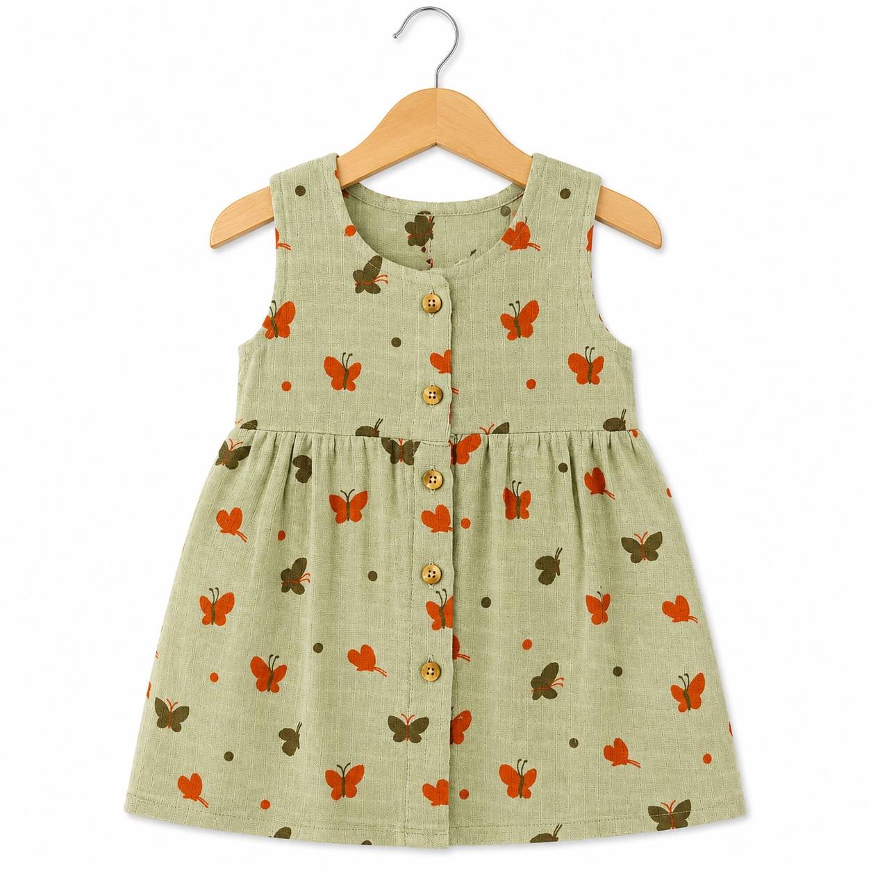 Sleeveless Frock- Butterfly
