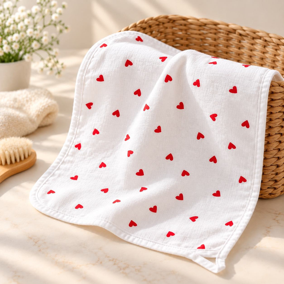 Wash Cloth- Heart
