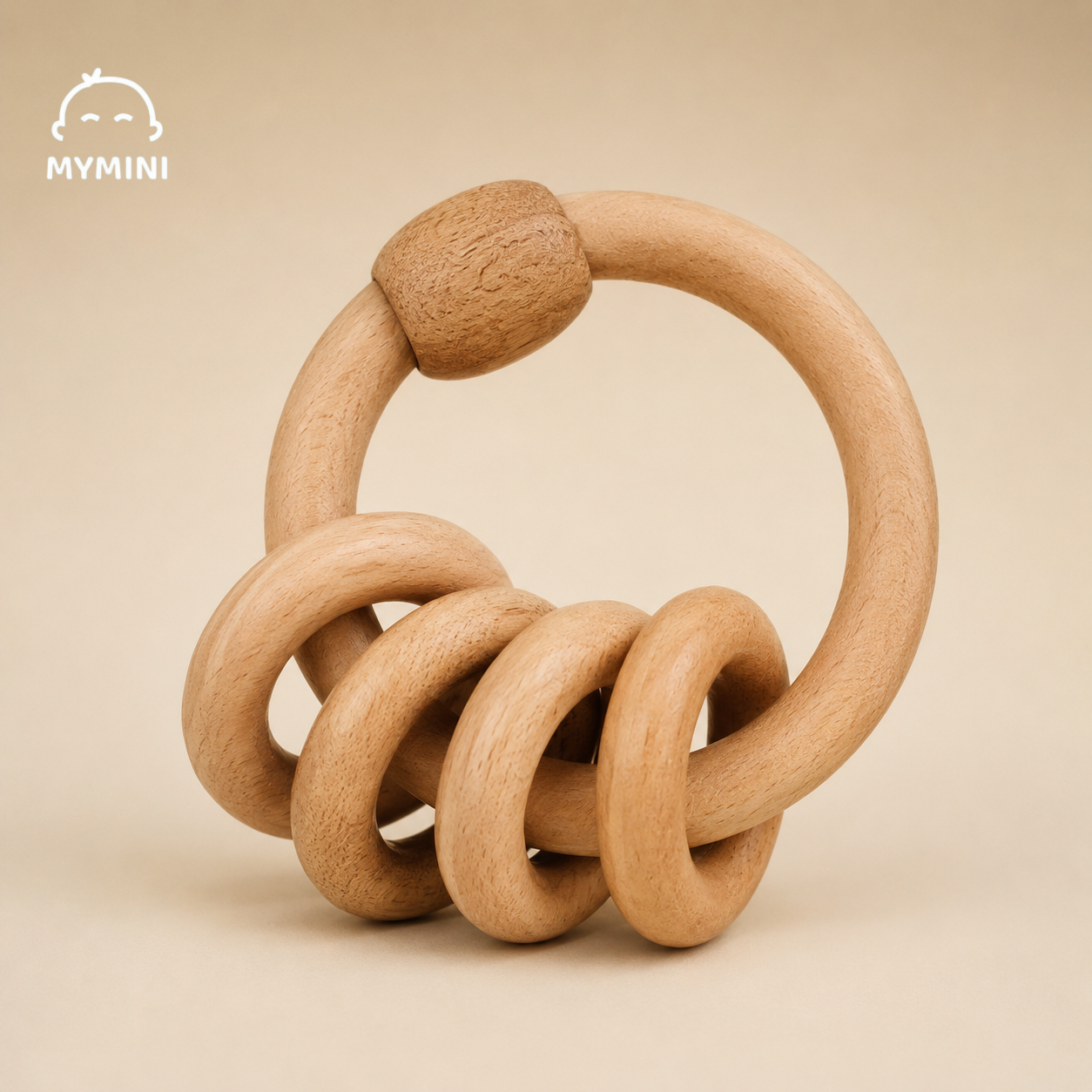Ring Rattle -Neem Wooden Teether