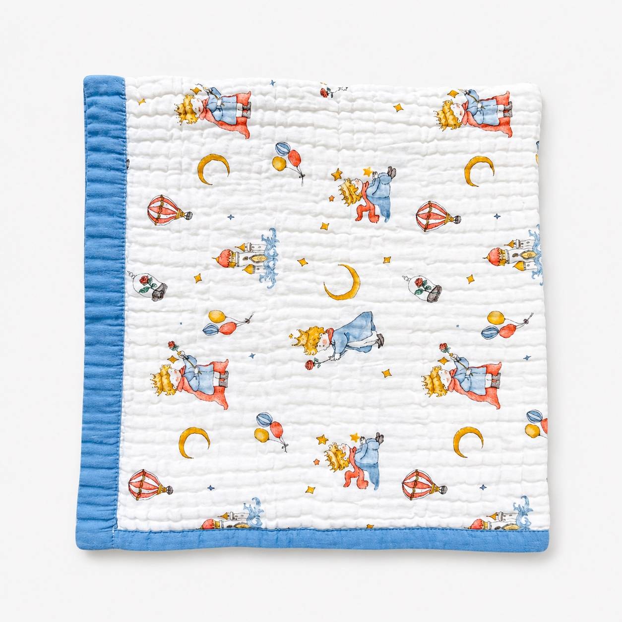 King’s man - 6 Layer Crinkle Muslin Baby Blanket - 110*110cm