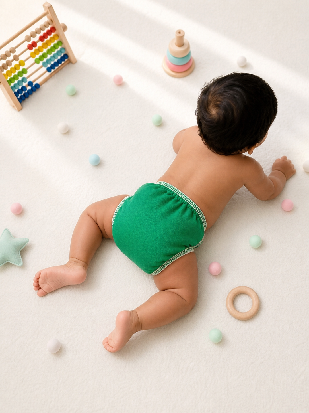 Combo Pack of (3) -Dry Feel Nappy’s Muslin