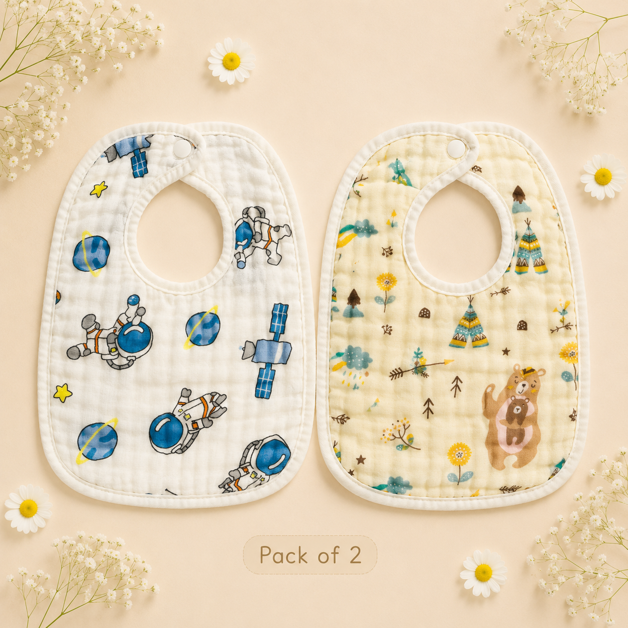 Bibs - Space Pack of 2