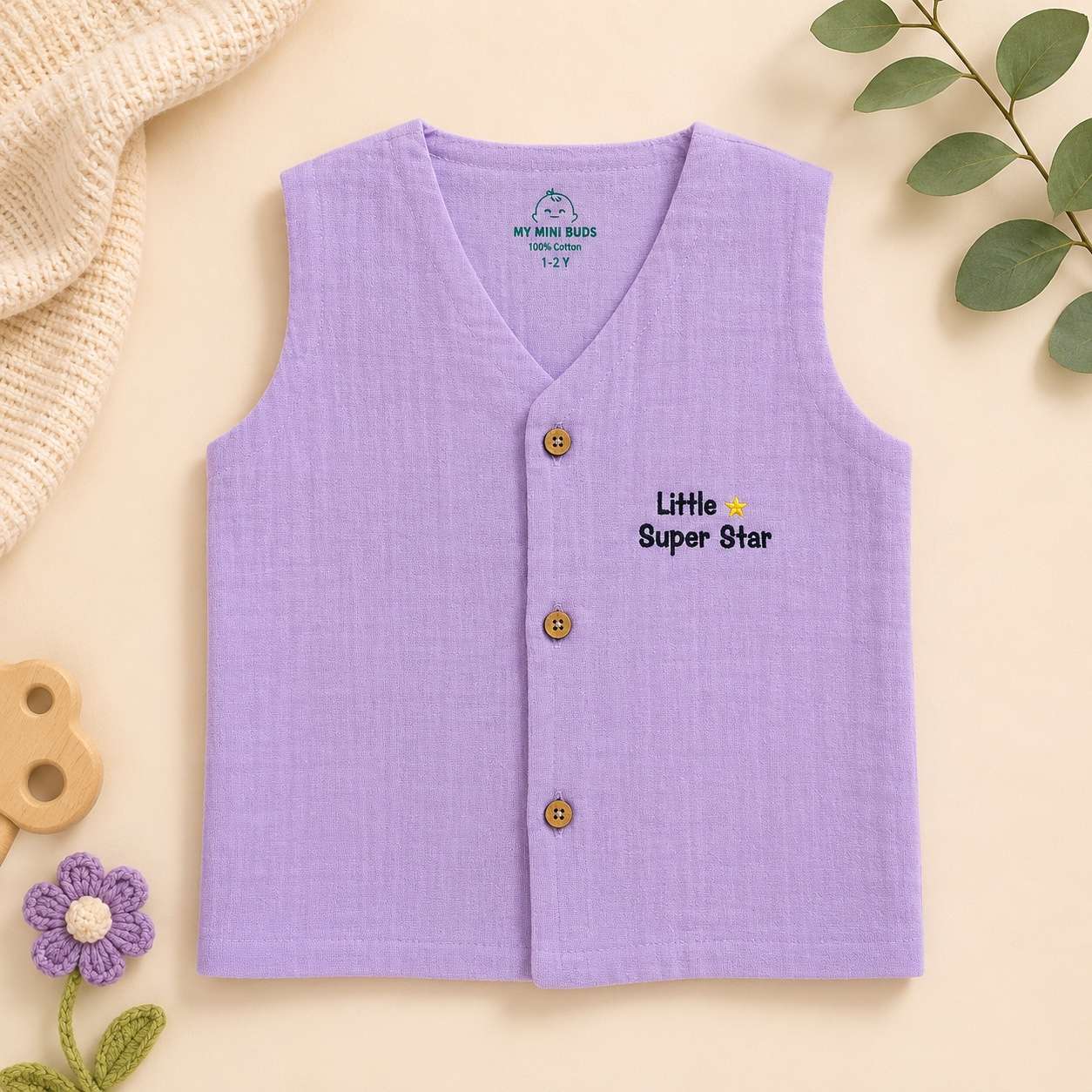 Purple Star- Vest