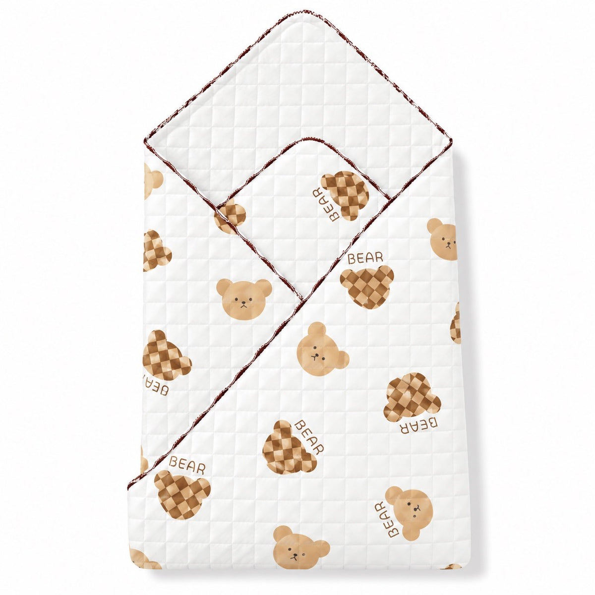 Teddy bear -2 layer Blanket 85*85cm