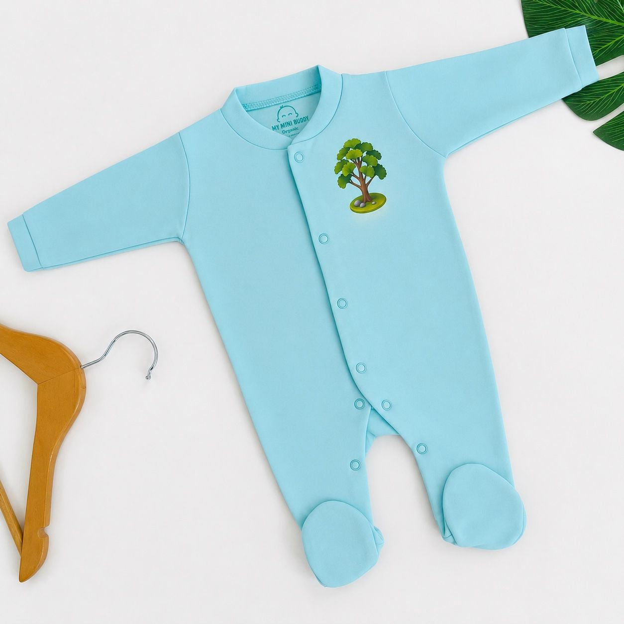 Green Print - Sleep Suit