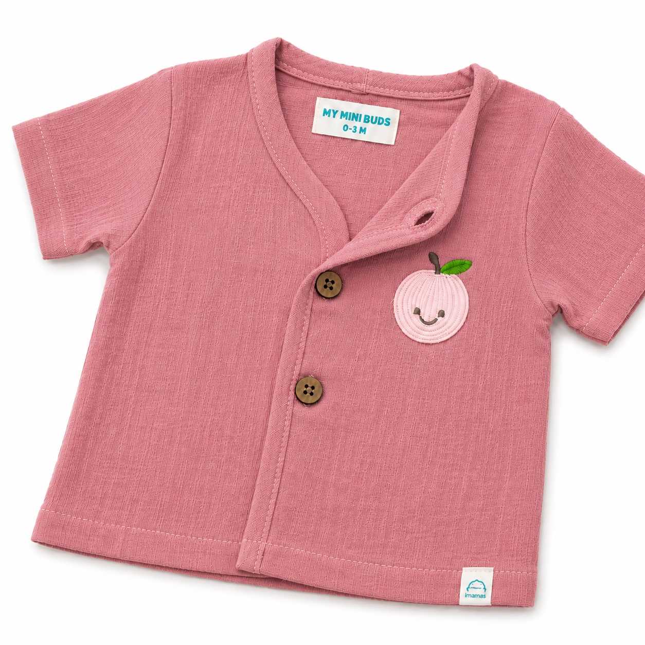 Muslin Jabla set-Crinkle- Smiling fruit