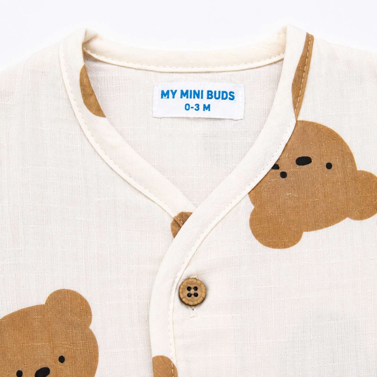 Muslin Jabla set-Crinkle- teddy