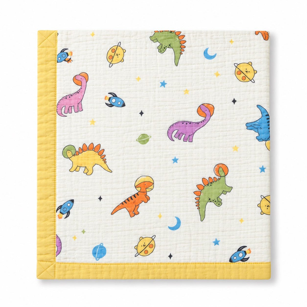 Space dion- 6 Layer Crinkle Muslin Baby Blanket - 110*110cm