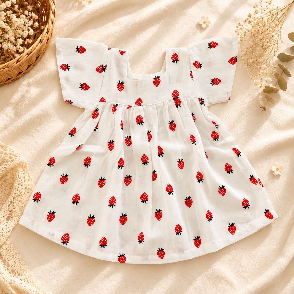 Aria strawberry frock