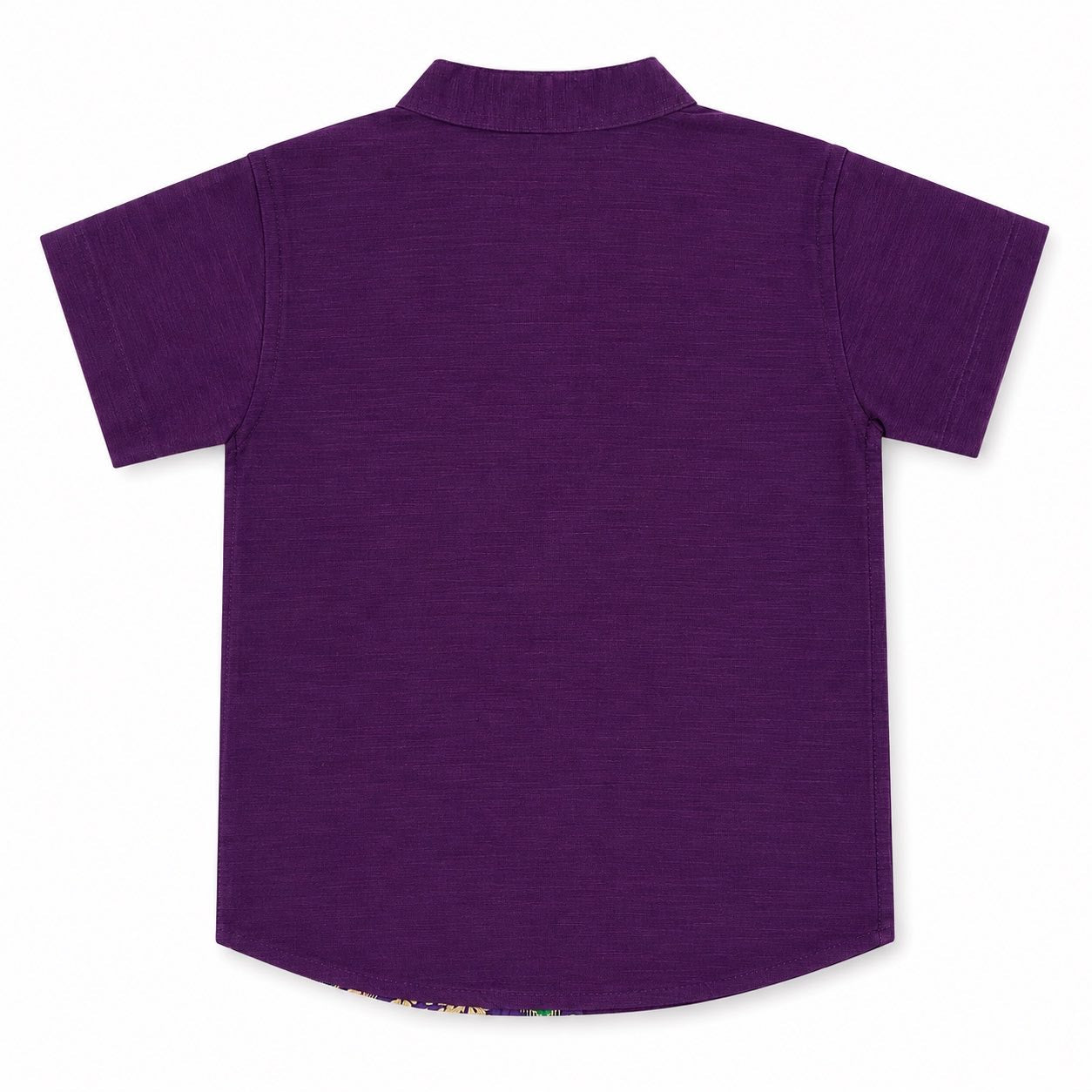 Kids Ethnic Shirt - Royal Patola Print