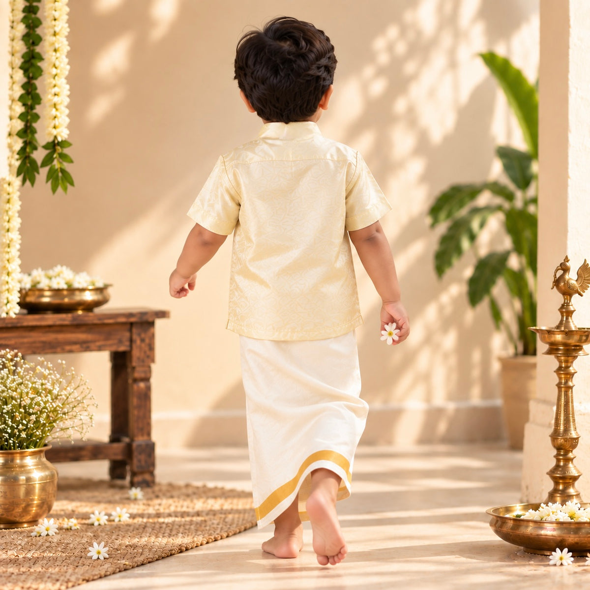 Ethnic Shirt-Pachai Ponn