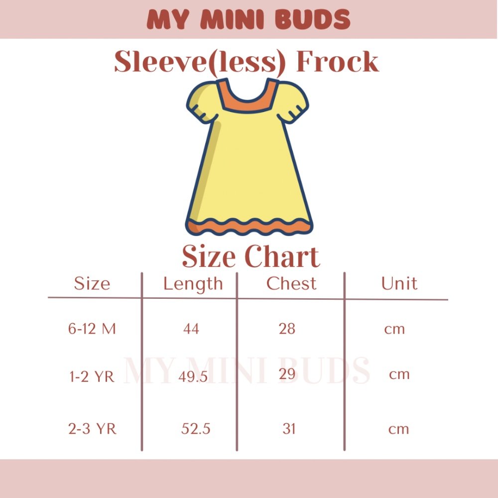 Sleeveless frock - Teddy Leaf