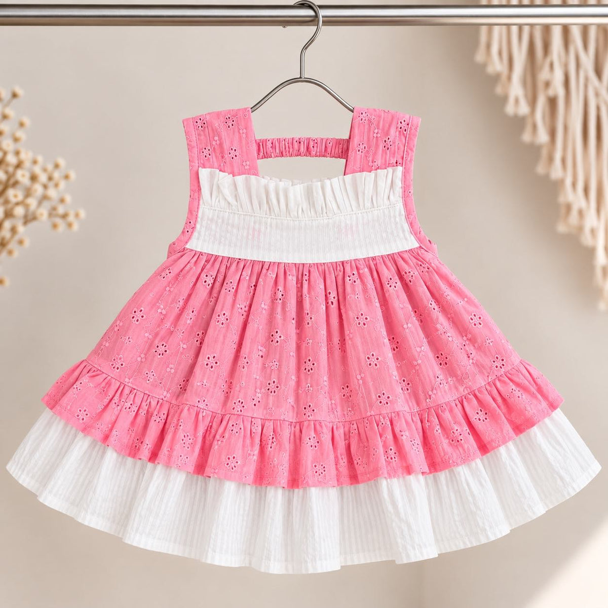 Pink hakoba Party frock