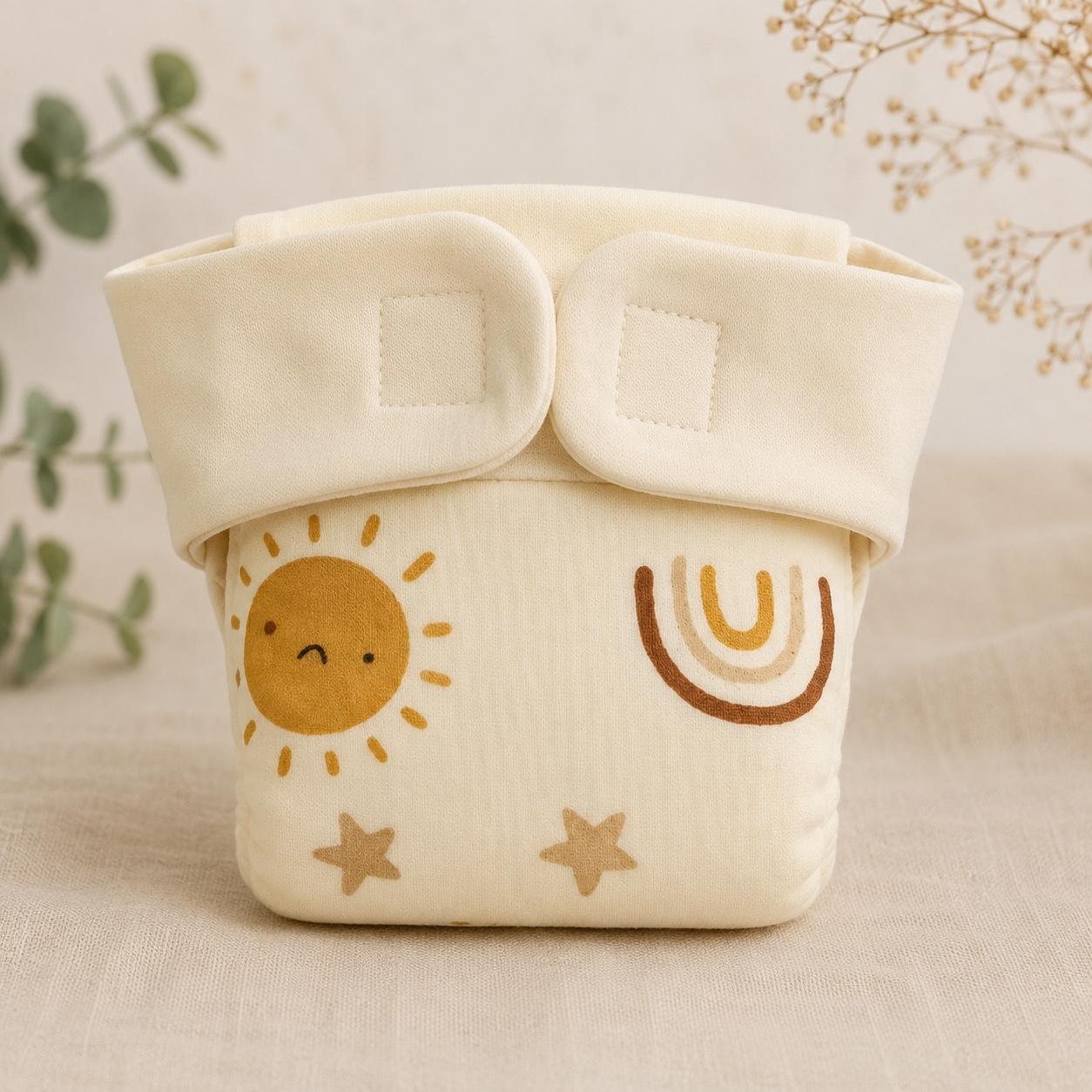 Pack of 5 - Velcro Muslin Nappies