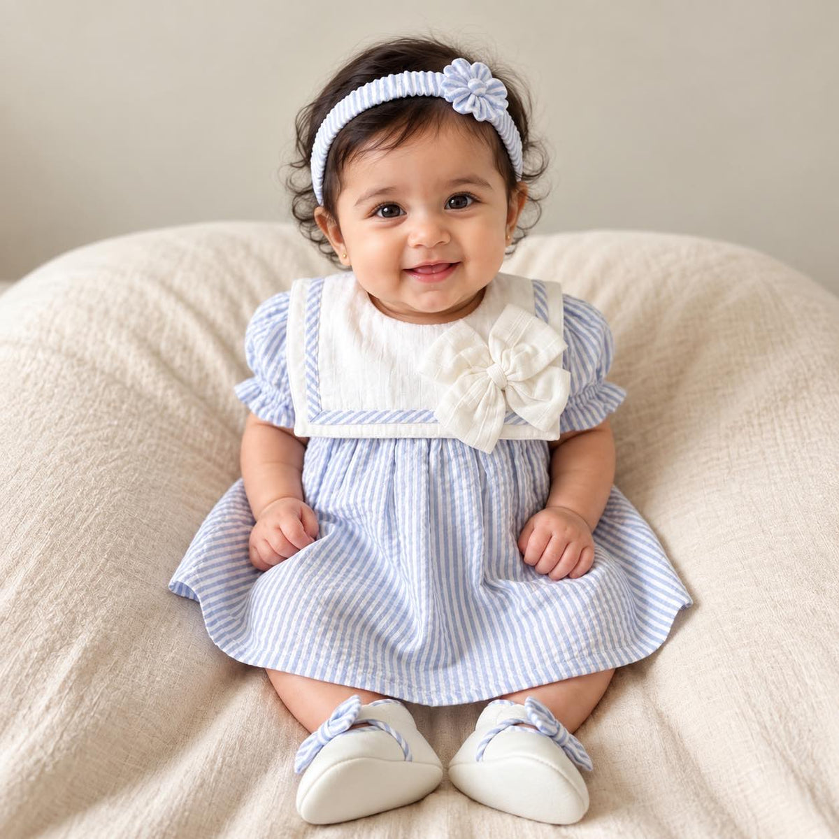 Blue breeze-frock