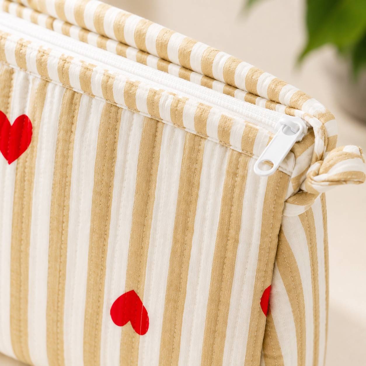 Pack of 3_ heart print - Toiletry bag