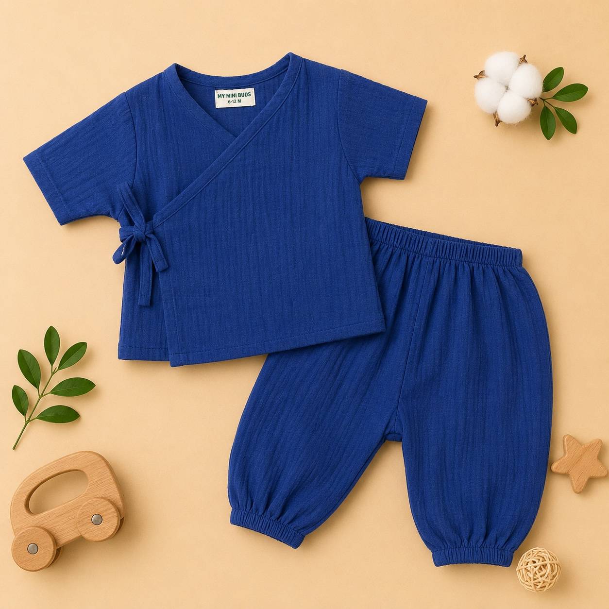 Navy Blue- Kimono Sets