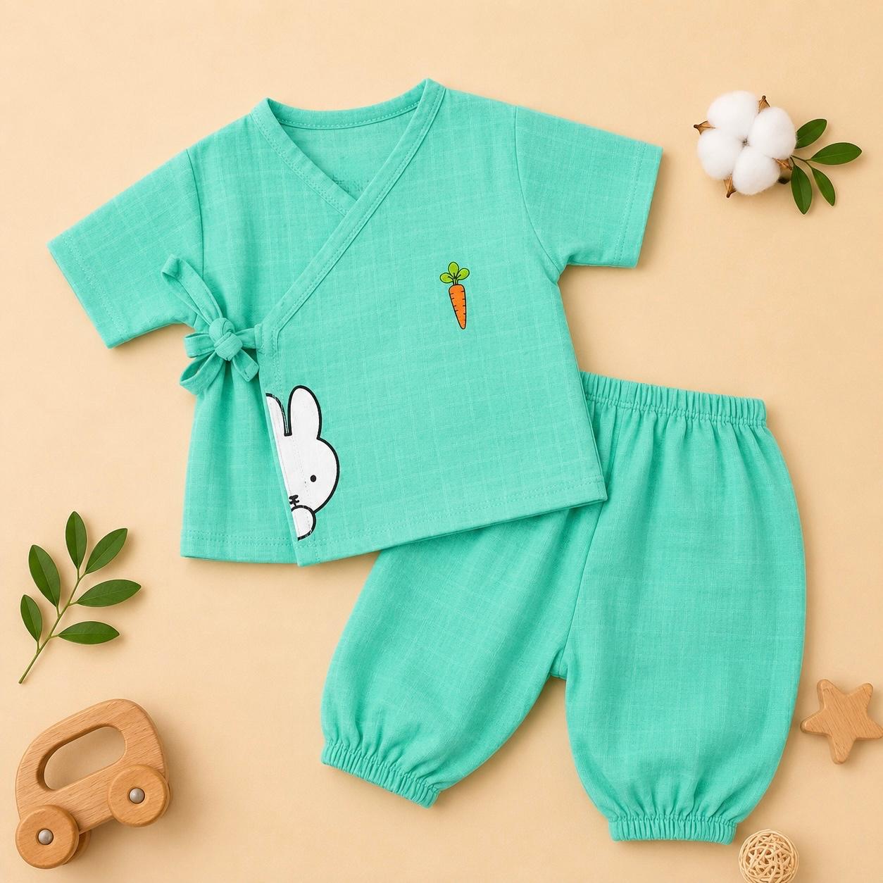 Bunny & Carrots  - Kimonos set