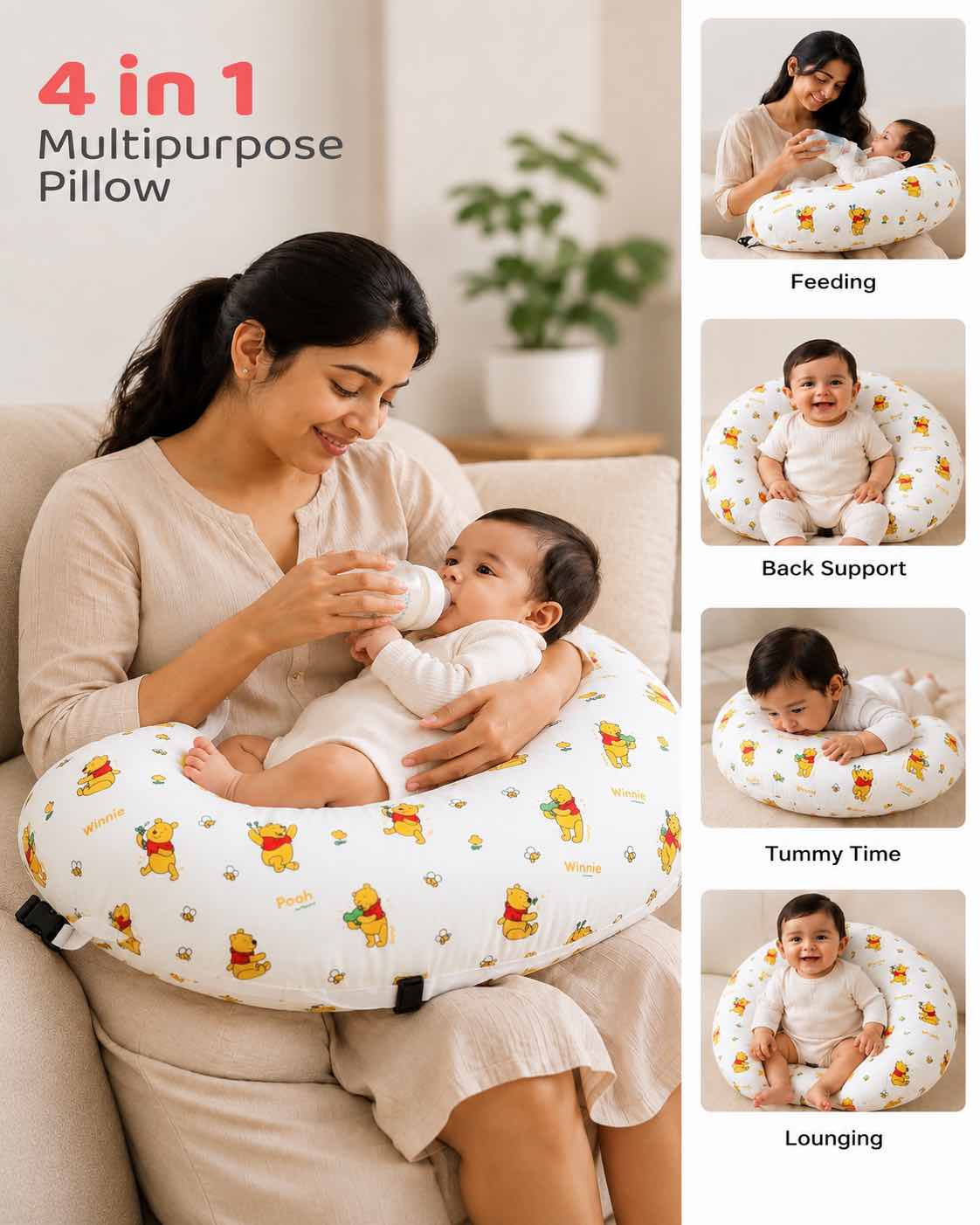 Feeding Pillow- Winnie Pooh