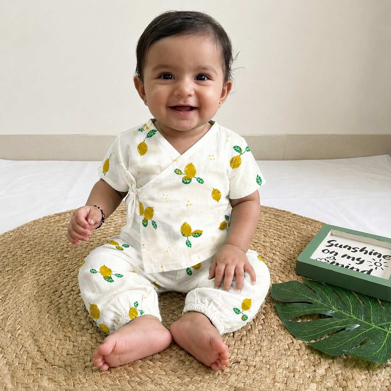Lemon-Kimonos set