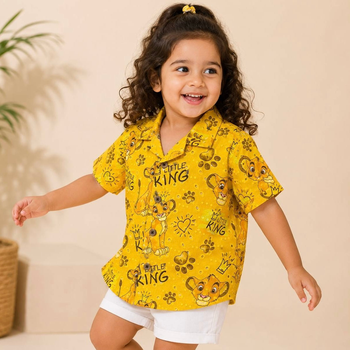 Hakoba sleeve shirt- little King