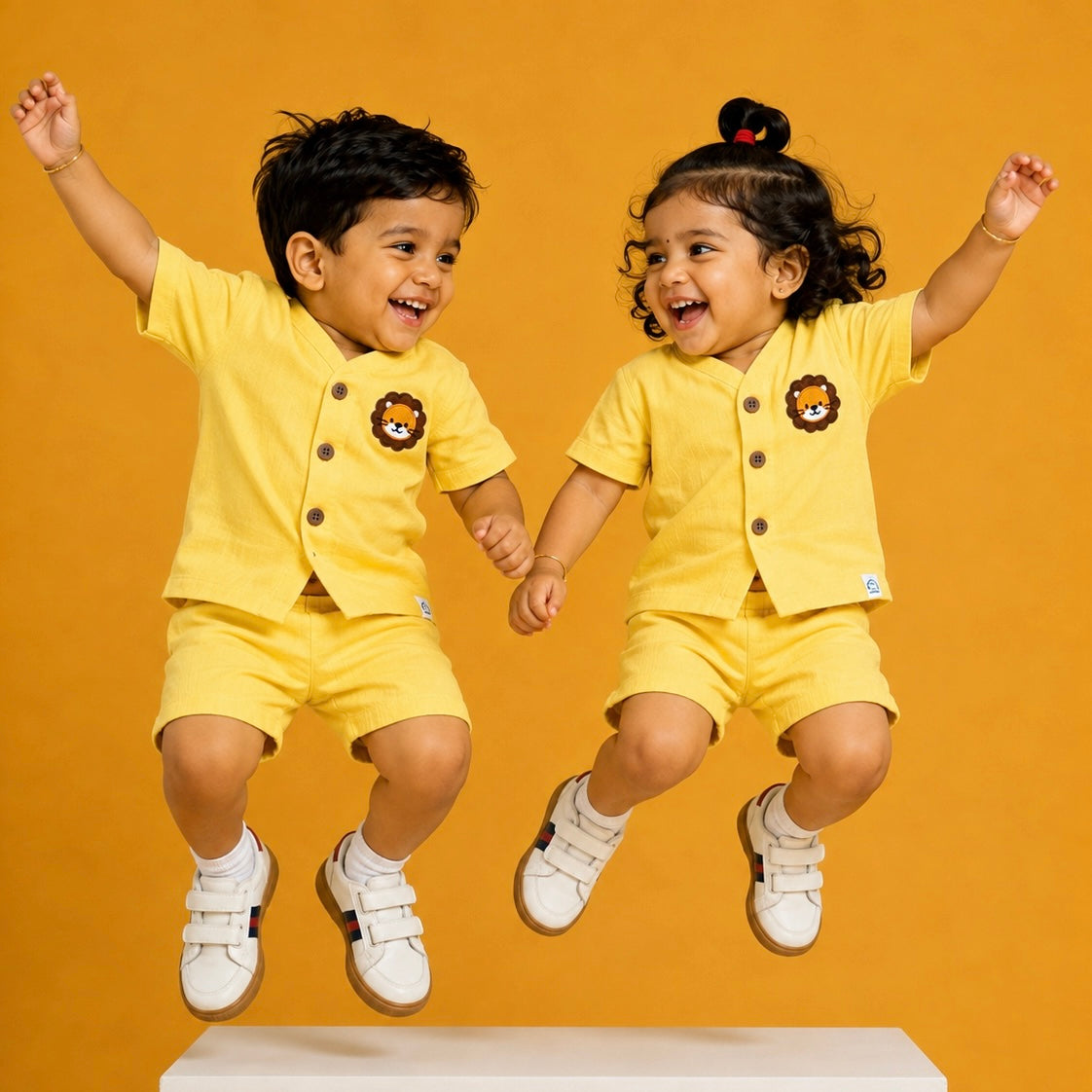 Muslin Jabla set-Crinkle- Lion