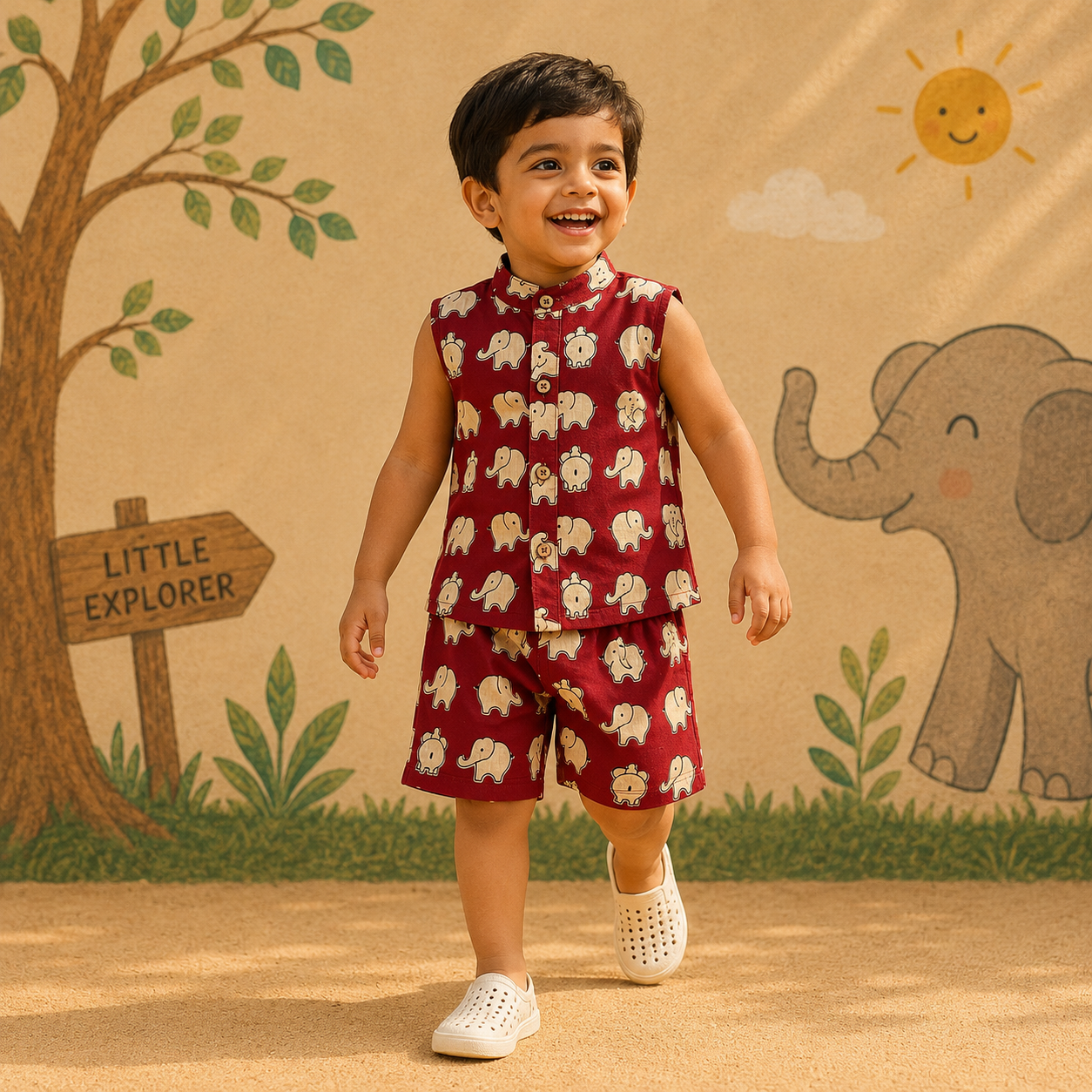 Tiny Tusk Sleeveless Co-ord Set
