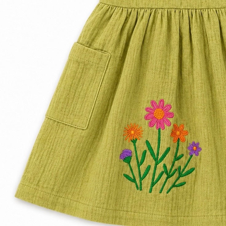 Green Kimono Frock