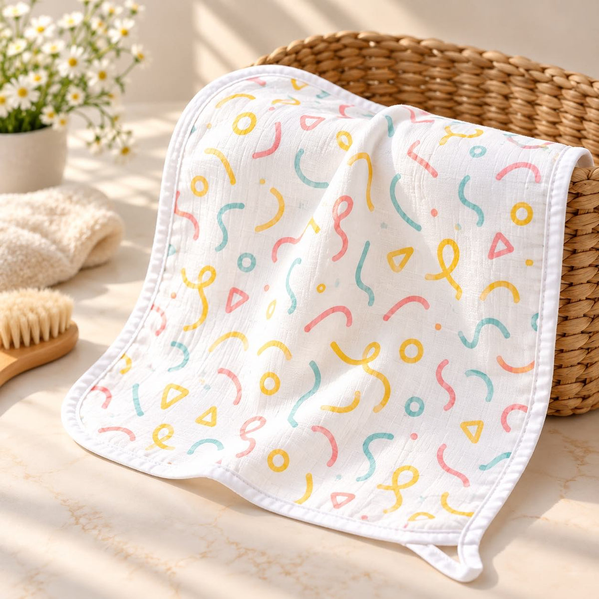 Wash Cloth- doddle pattern