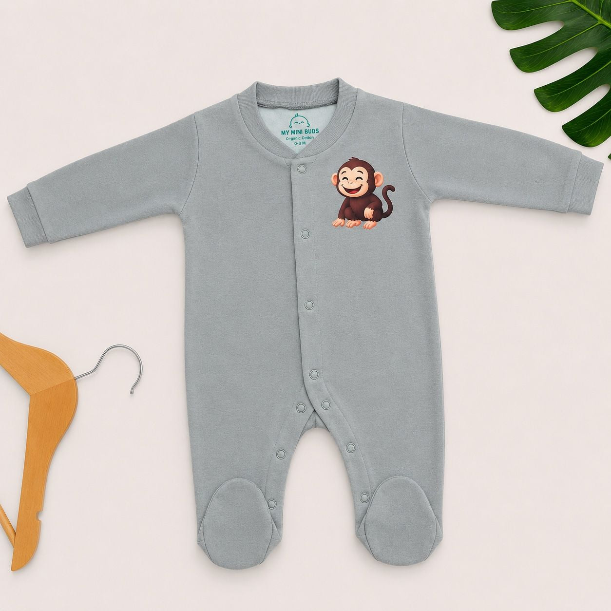 Sleep Suit-  grey Combo