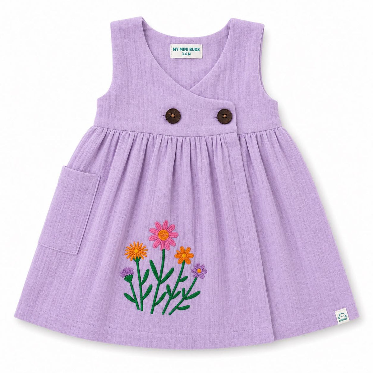 Purple  Kimono Frock