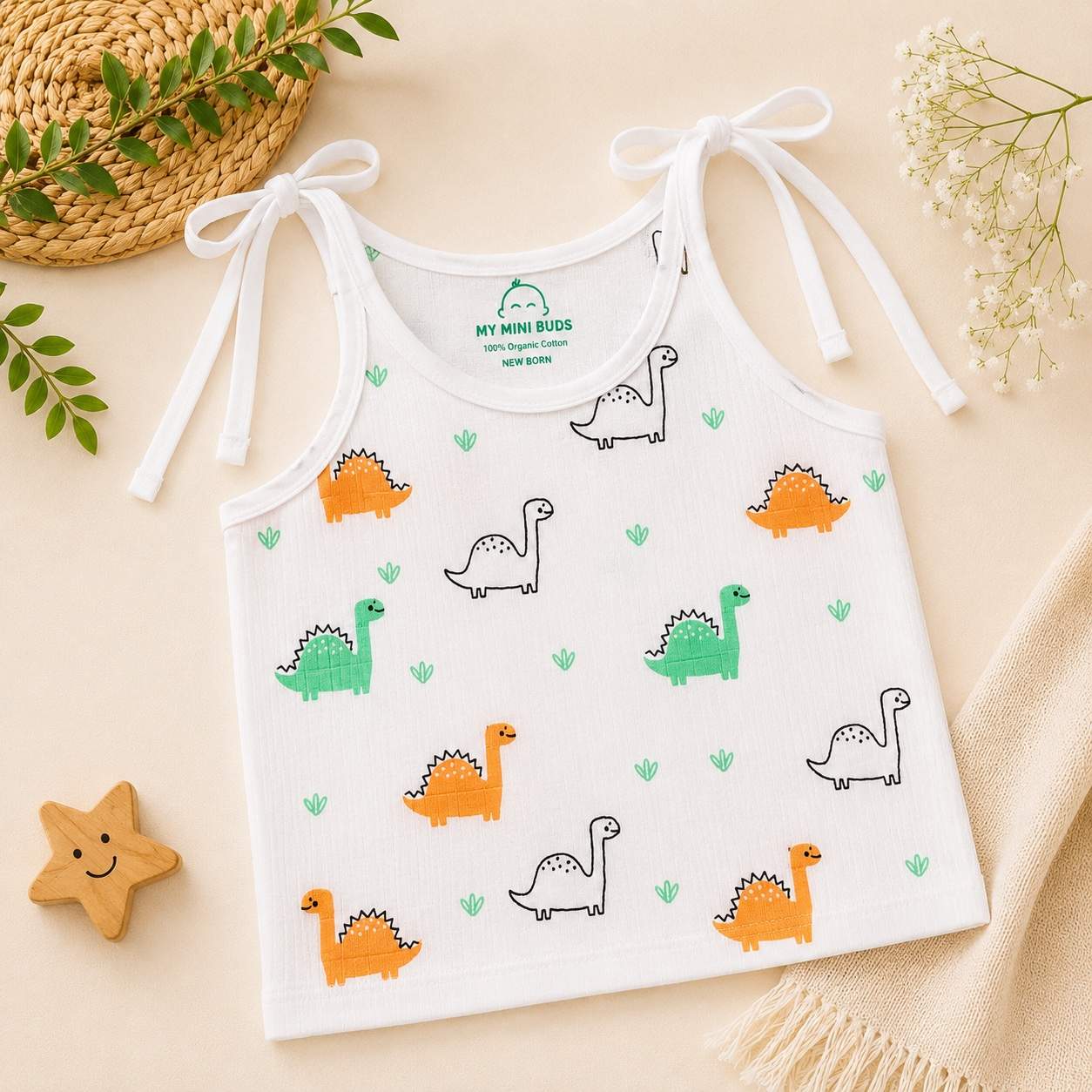 Parrot & Floral -Knot Jhabla