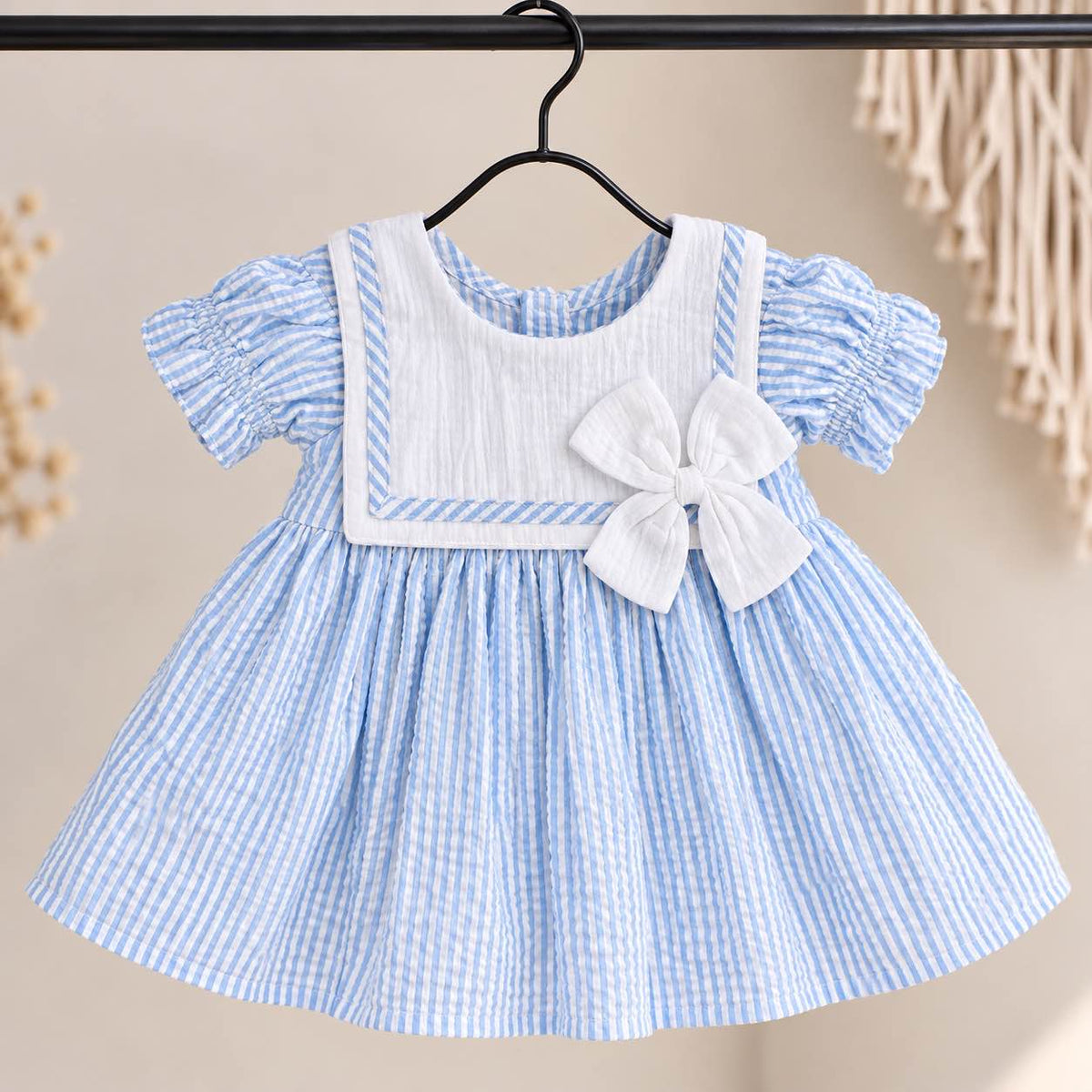 Blue breeze-frock