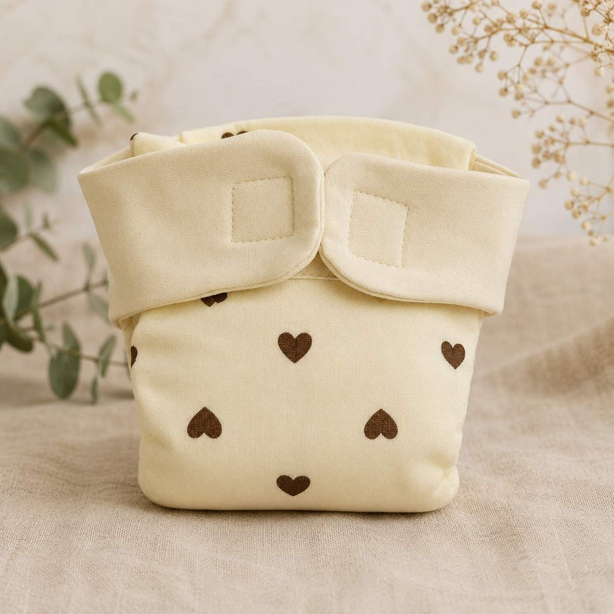 Pack of 3 - Velcro Muslin Nappies(Assorted)