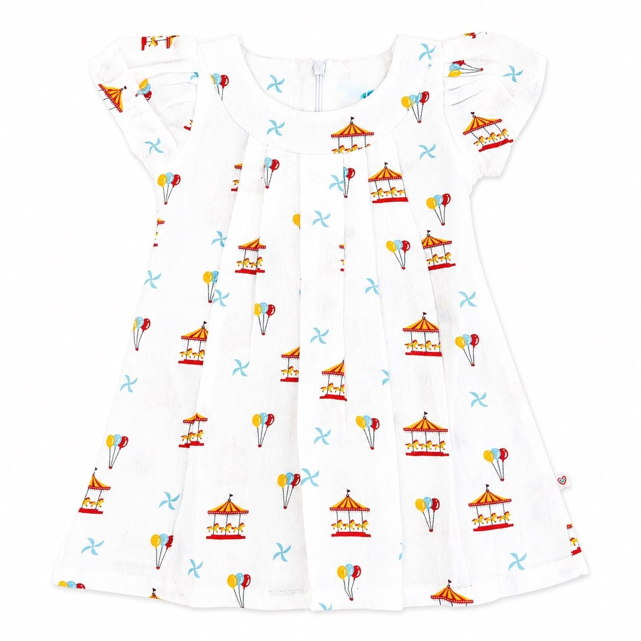 Circus -Puff Hand Frock