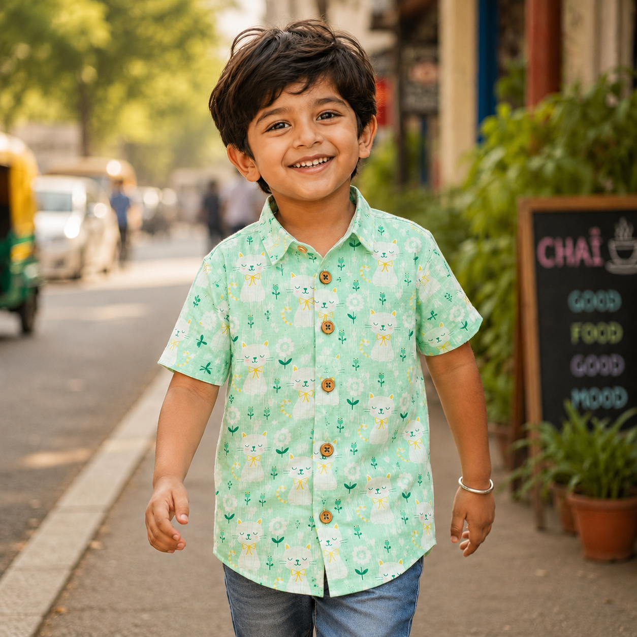 Kids Shirt–Little Meow