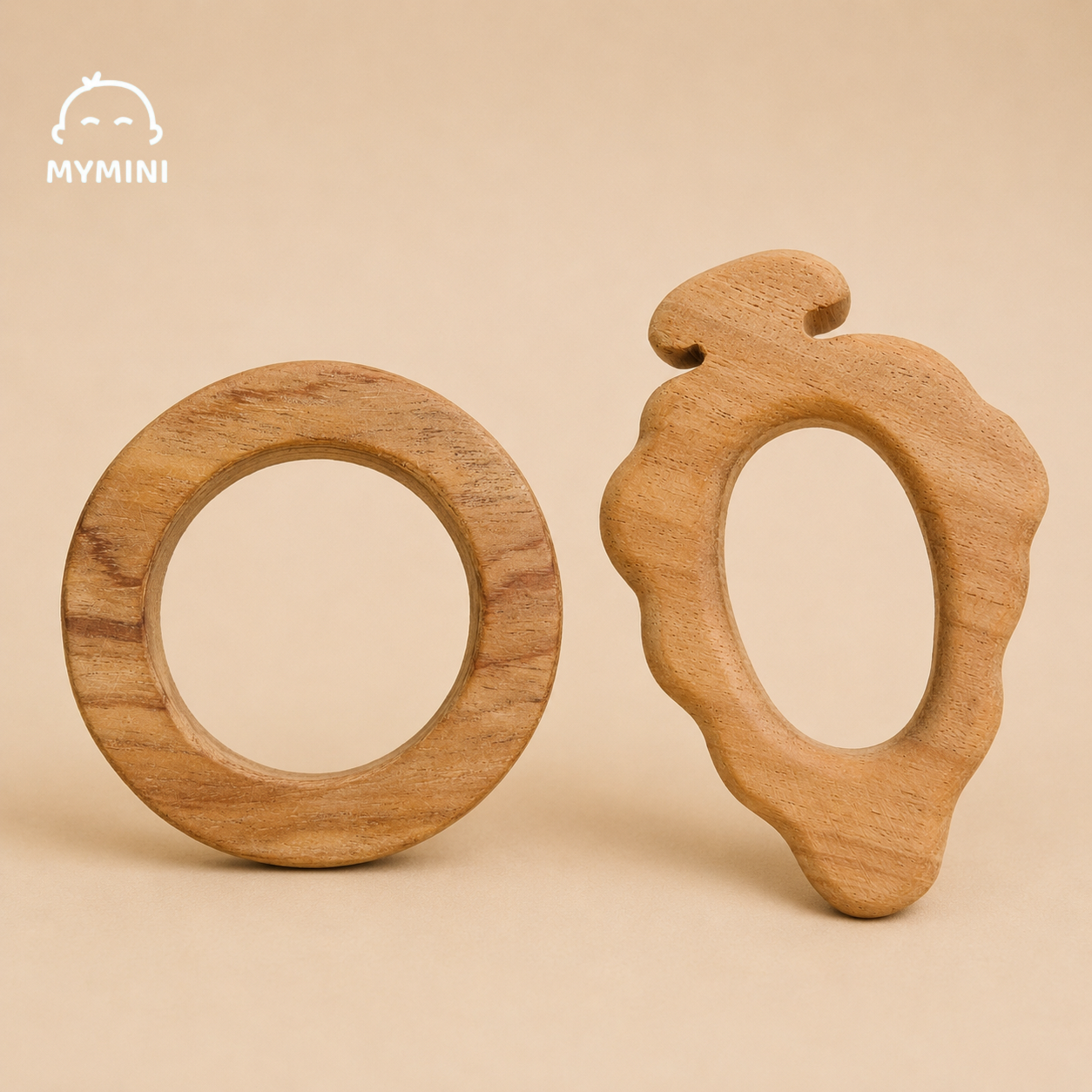 Circle&grapes -Neem Wood Teether