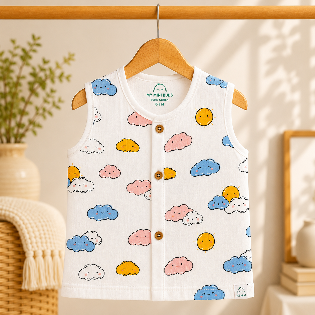 Muslin Jhabla-A Cloudy