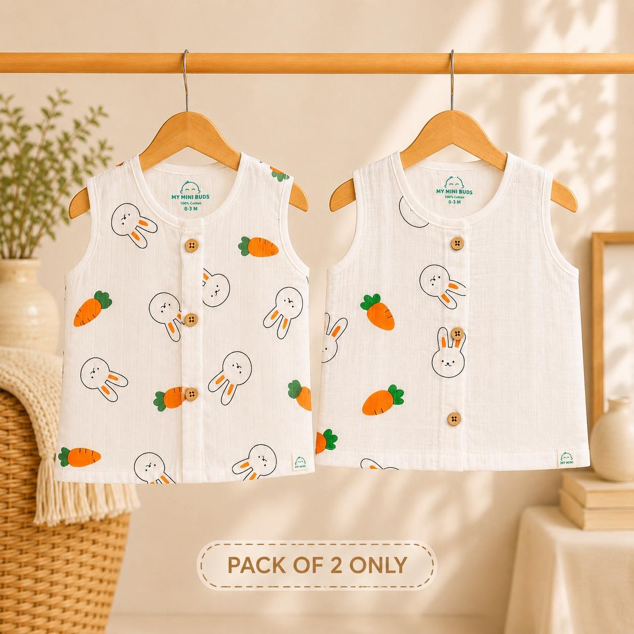Carrot Button Jabla-  Pack of 2
