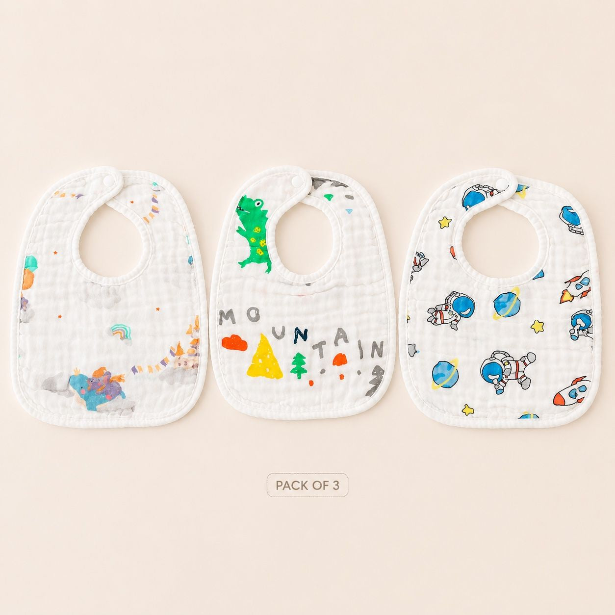 Bibs -Pack of 3 (Assorted) _save5%