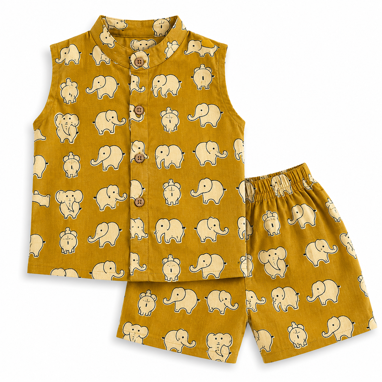 Tusker Charm Sleeveless  Co-ord Set