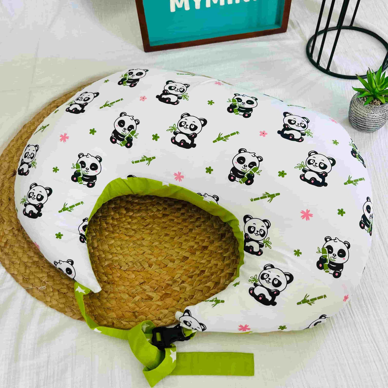 Feeding pillow- c type-Panda