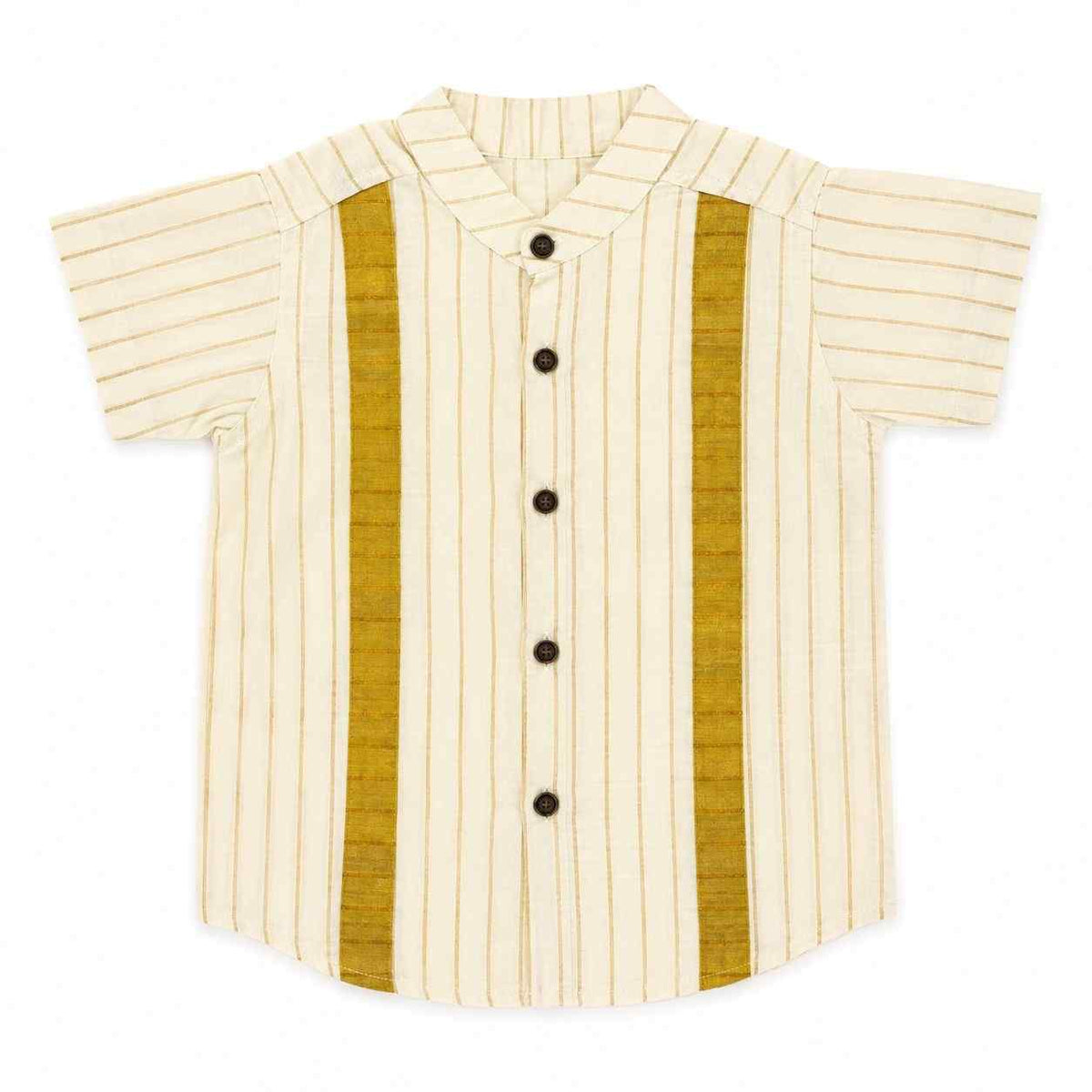 Kasavu Onam Shirt- Striped