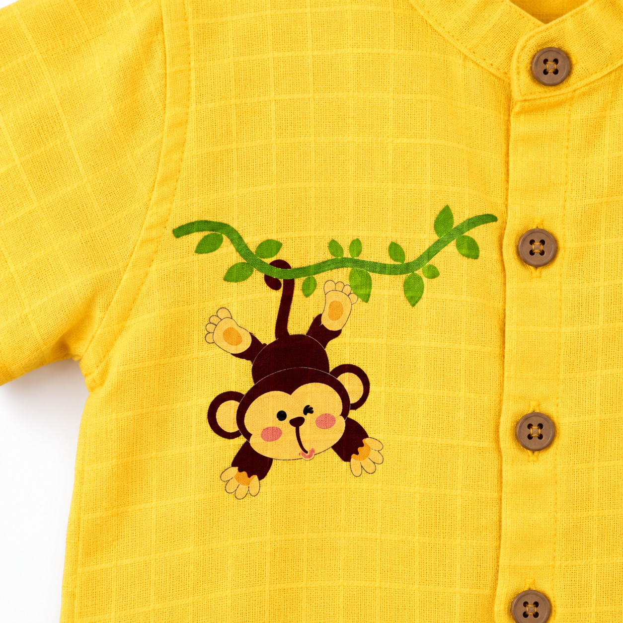 A Mango Yellow Monkey - Kids Shirt