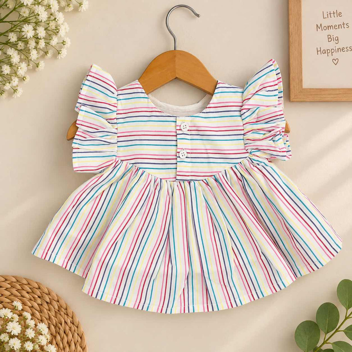 Rainbow whispers-Frock