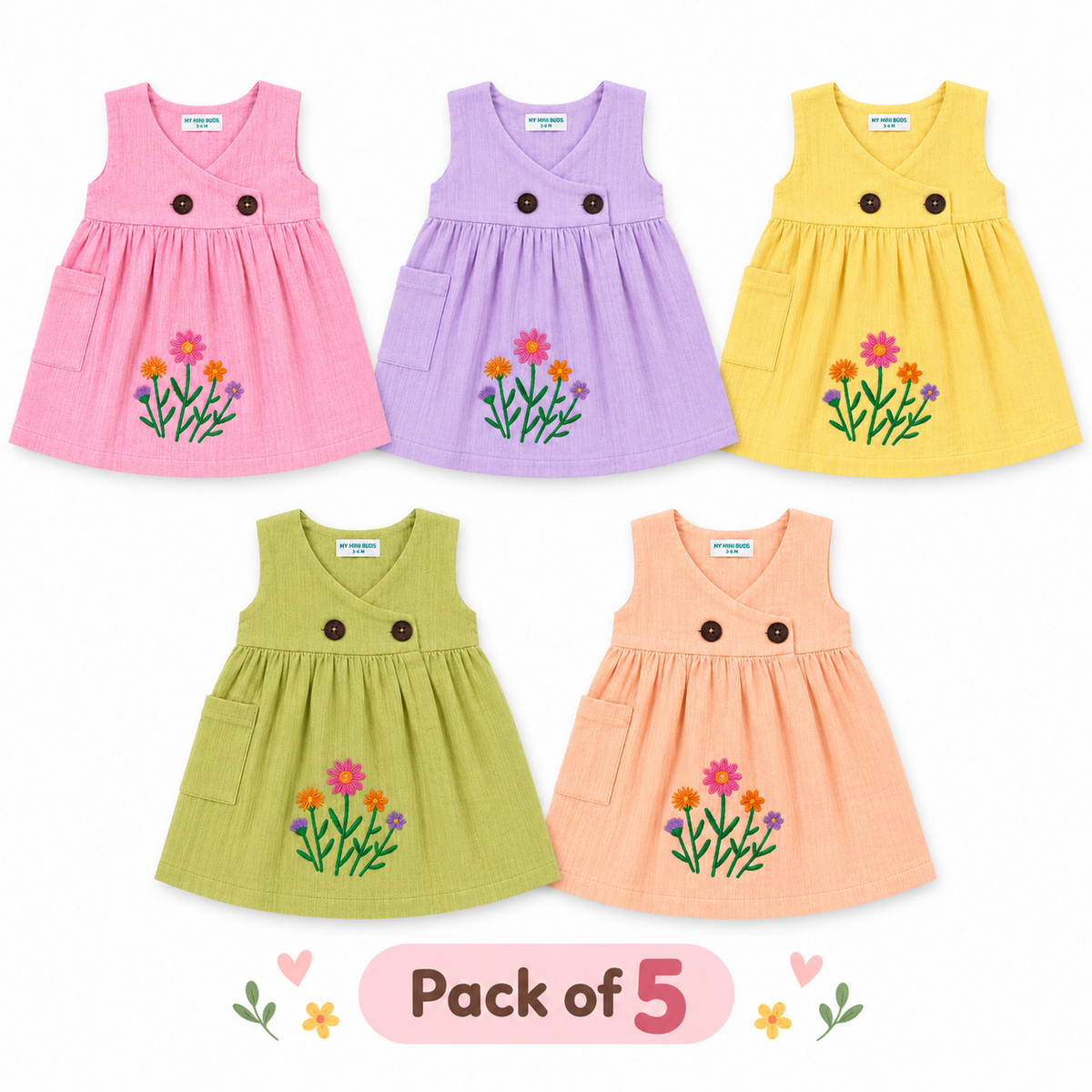 Kimono Frock pack of-5