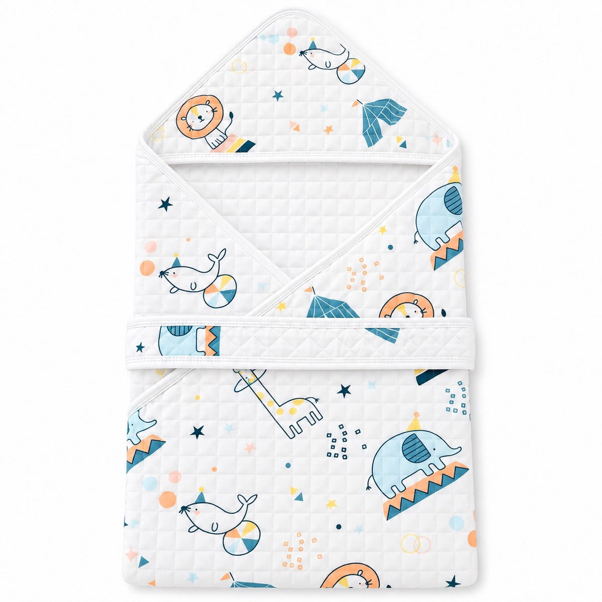 Hooded Towel wrapper - Wild Animal