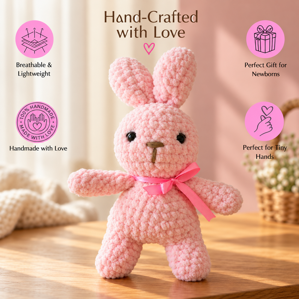 Crochet Toy-Mimi Bunny-Handmade