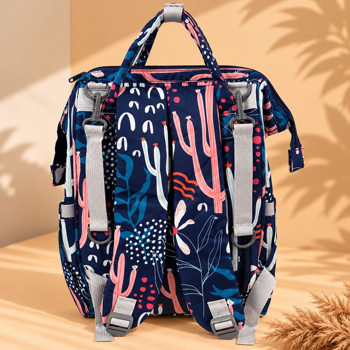 Cactus bloom Diaper bag